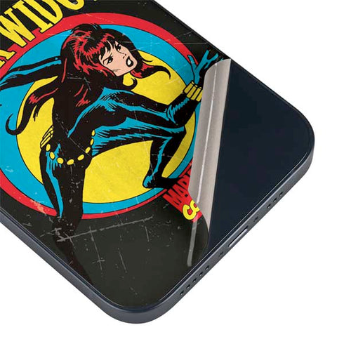 Marvel Classic Comics Black Widow iPhone 14 Skin